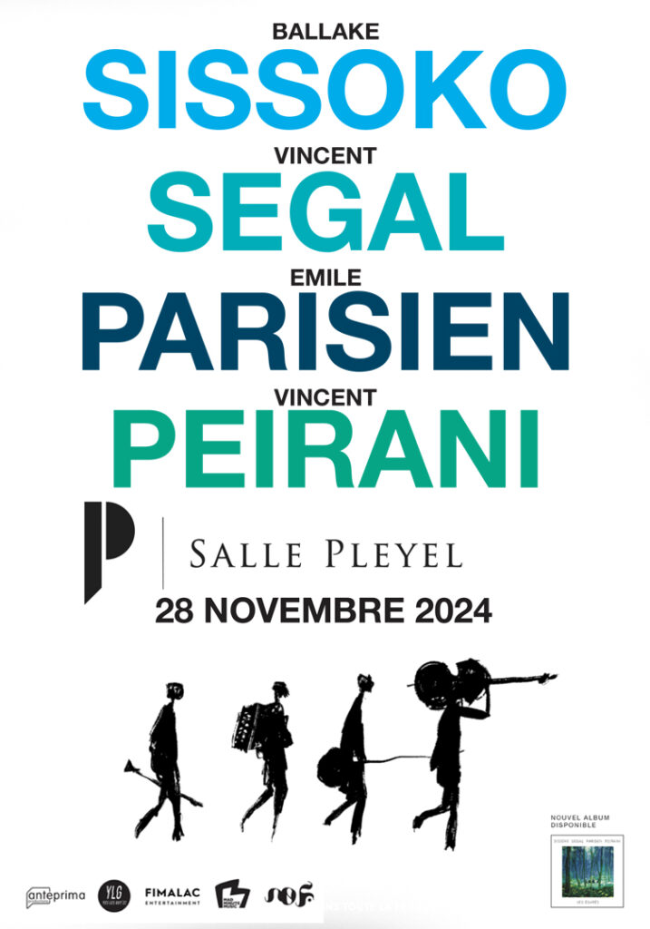 LES EGARES - Ballaké Sissoko, Vincent Segal, Vincent Peirani, Emile Parisien