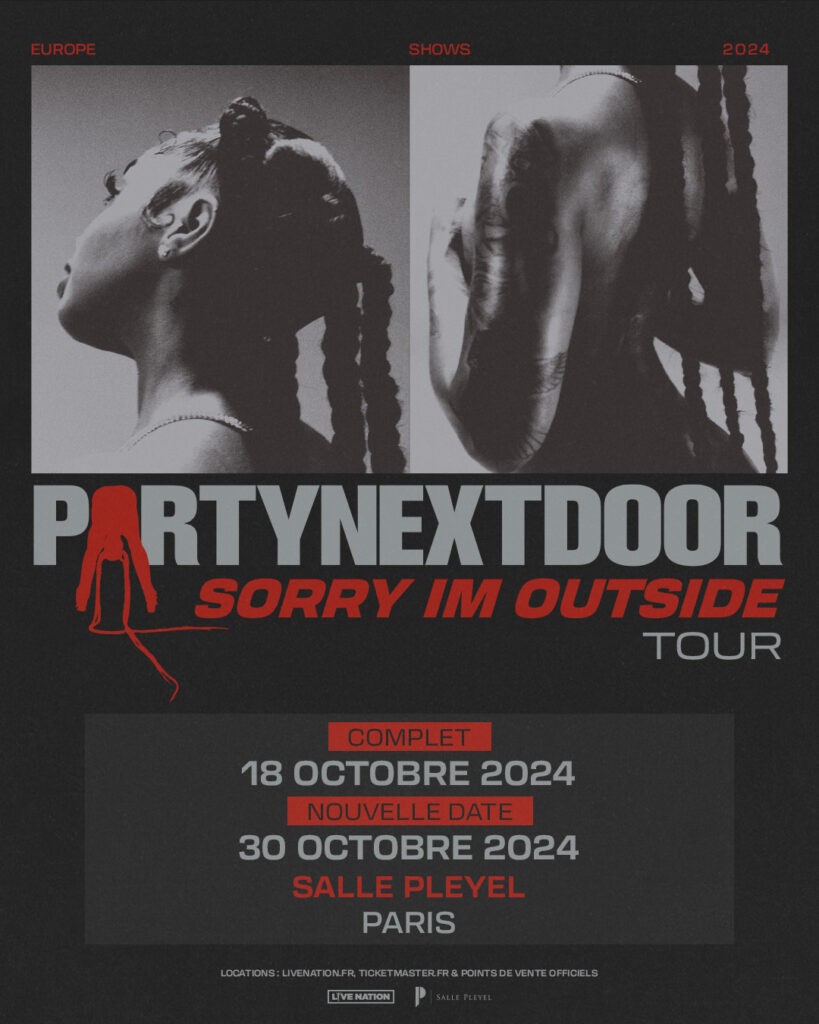 PARTYNEXTDOOR en concert à Paris Salle Pleyel