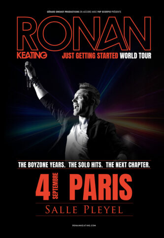 Affiche Ronan Keating en concert à la Salle Pleyel